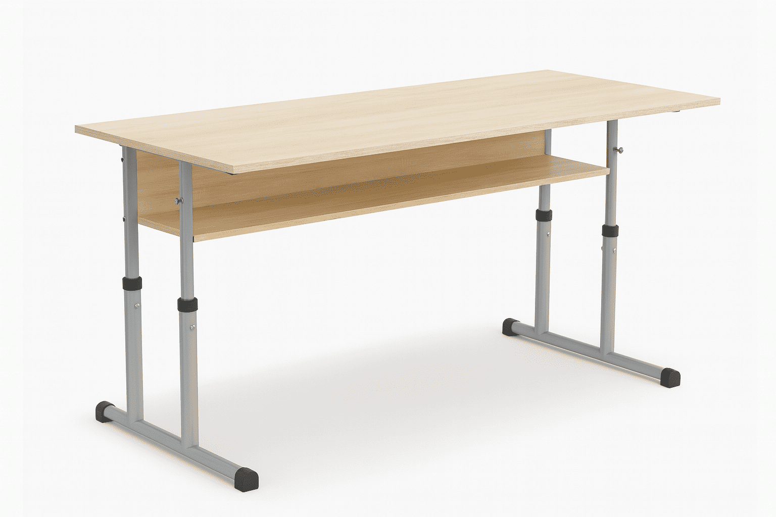 Стіл учнівський (парта) двомісний регульований МК МЕТАЛ ТРЕЙД